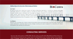 Desktop Screenshot of biocentra.com